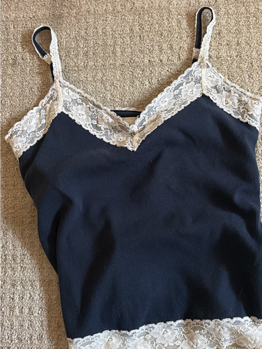 Abercrombie & Fitch cami with built in bra Y2K